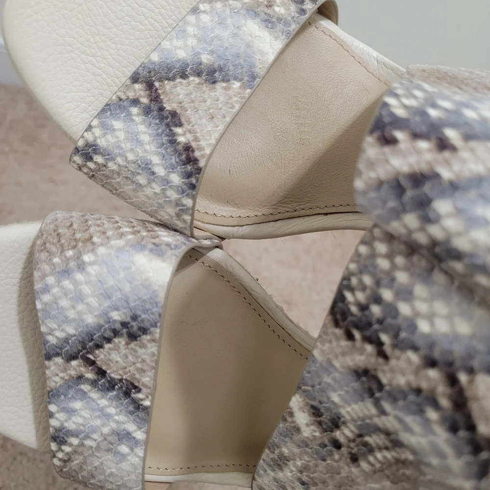 Antonio Melani Snakeskin Espadrille Wedge Slingback Sandal‎ 8M